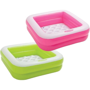 PISCINA BABY RETTANGOLARE 85X85X23 CM IN DUE COLORAZIONI