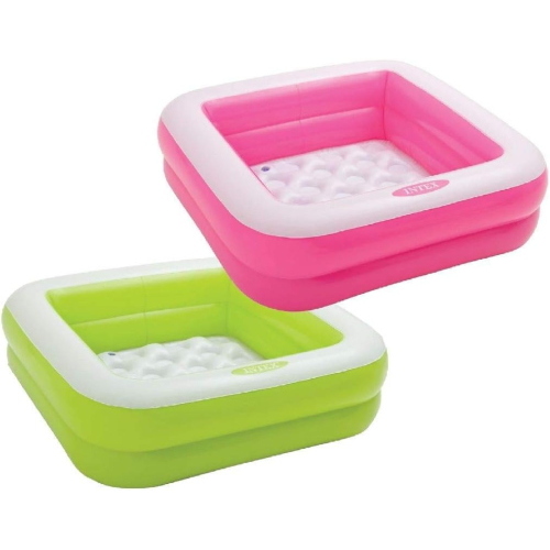 PISCINA BABY RETTANGOLARE 85X85X23 CM IN DUE COLORAZIONI