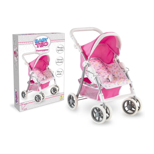BABY TEO PASSEGGINO METALLO CON SCHIENALE RECLINABILE