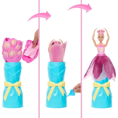 BARBIE FLOWER REVEAL TULIPANO ROSA