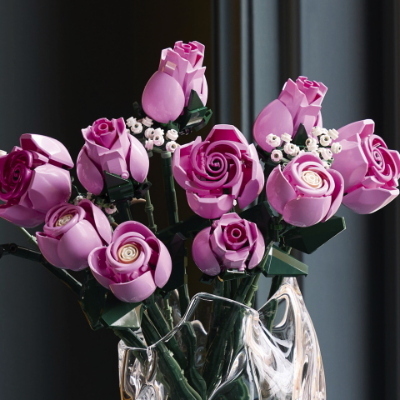 LEGO BOTANICALS BOUQUET DI ROSE ROSA