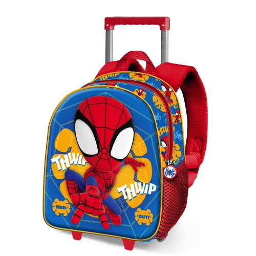 ZAINO TROLLEY ASILO SPIDERMAN 3D 