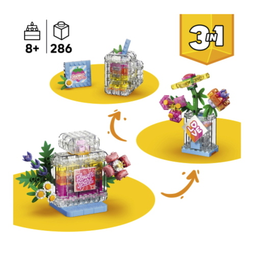 LEGO CREATOR BOCCETTA DI PROFUMO CON DECORAZIONE FLOREALE