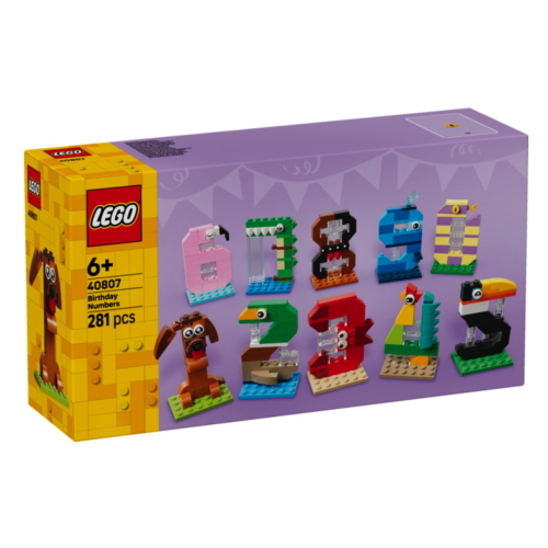 LEGO SEASONS AND OCCASIONS NUMERI DEL COMPLEANNO