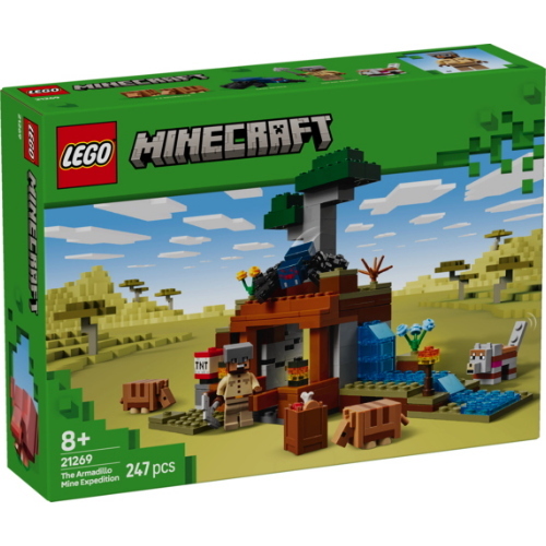 LEGO MINECRAFT SPEDIZIONE NELLA MINIERA DELL'ARMADILLO
