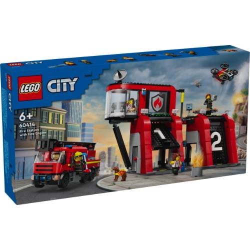 LEGO CITY CASERMA DEI POMPIERI E AUTOPOMPA