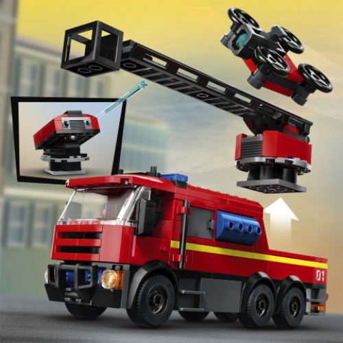 LEGO CITY CASERMA DEI POMPIERI E AUTOPOMPA
