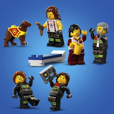 LEGO CITY CASERMA DEI POMPIERI E AUTOPOMPA