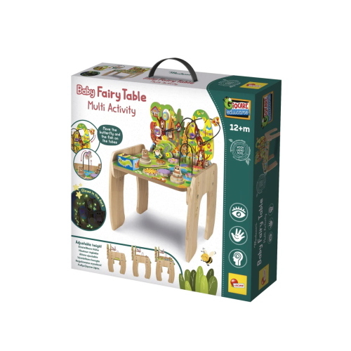 MONTESSORI WOOD BABY FAIRY TABLE MULTI ACTIVITY