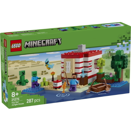 LEGO MINECRAFT CASA NELLA GIUNGLA ESPLOSIVA