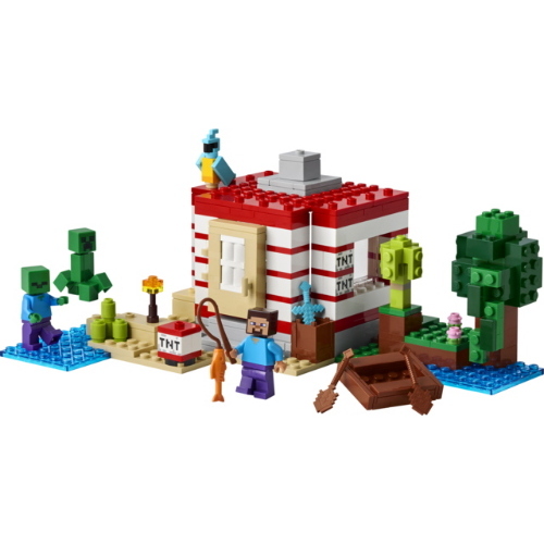 LEGO MINECRAFT CASA NELLA GIUNGLA ESPLOSIVA