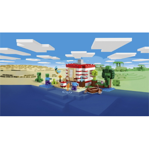 LEGO MINECRAFT CASA NELLA GIUNGLA ESPLOSIVA