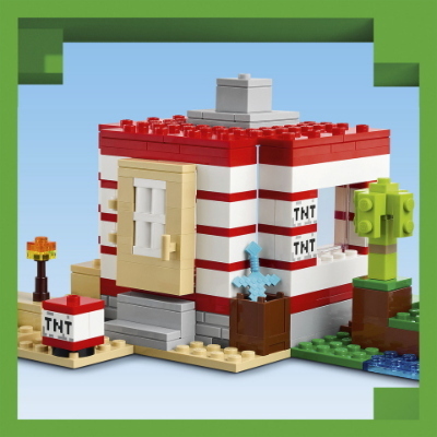 LEGO MINECRAFT CASA NELLA GIUNGLA ESPLOSIVA