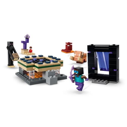 LEGO MINECRAFT VIAGGIO NEL PORTALE DEL NETHER E DELL'END