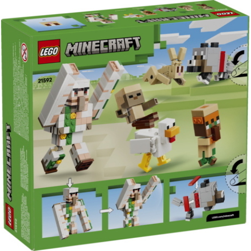 LEGO MINECRAFT ATTACCO NEL DESERTO DEL FANTINO DI POLLI