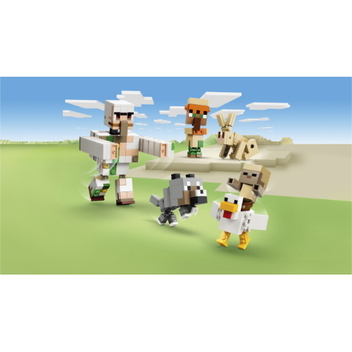 LEGO MINECRAFT ATTACCO NEL DESERTO DEL FANTINO DI POLLI