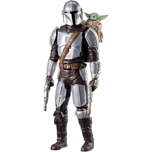 STAR WARS CACCIATORE DI TAGLIE DEL MANDALORIANO E GROGU ELETTRONICO