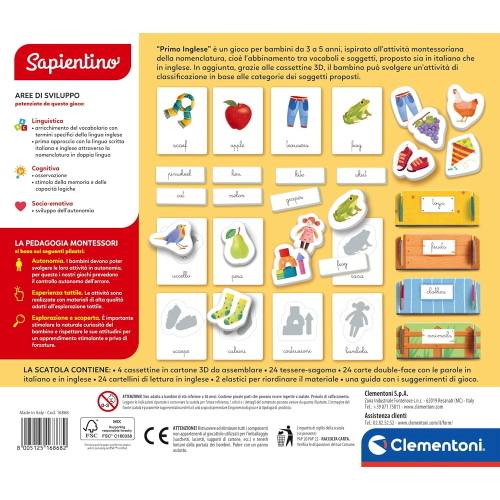 SAPIENTINO MONTESSORI PRIMO INGLESE