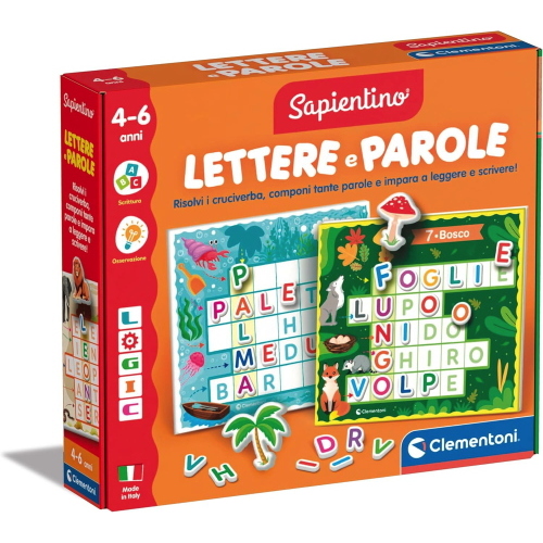 SAPIENTINO LOGIC LETTERE E PAROLE