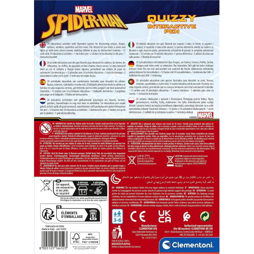 SAPIENTINO SPIDERMAN QUIZZY PENNA INTERATTIVA