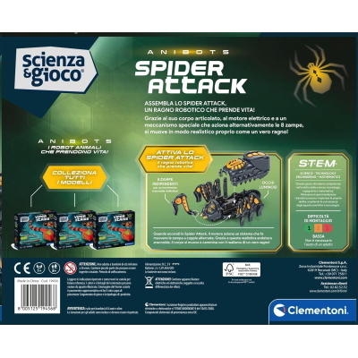 CLEMENTONI SCIENZA E GIOCO SPIDER ROBOT