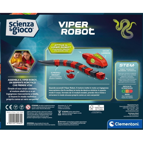 CLEMENTONI SCIENZA E GIOCO VIPER ROBOT