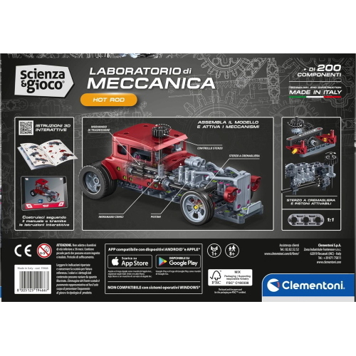 CLEMENTONI SCIENZA E GIOCO HOT ROD 