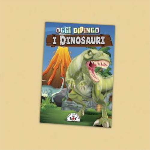 ALBUM FIABE DA DIPINGERE DINOSAURI