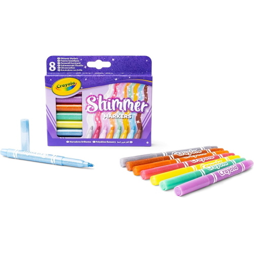 CRAYOLA 8 PENNARELLI GLITTER