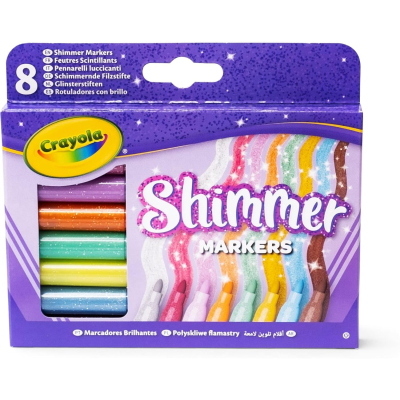 CRAYOLA 8 PENNARELLI GLITTER
