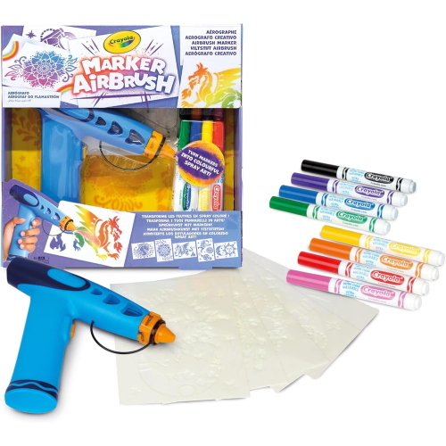 CRAYOLA AEROGRAFO CON PENNARELLI COLORBLAST SCRIBBLE SCRUBBLE