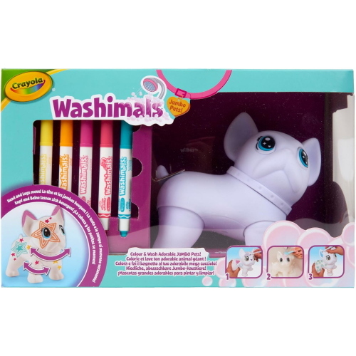 CRAYOLA WASHIMALS JUMBO PETS - BIG WILBUR