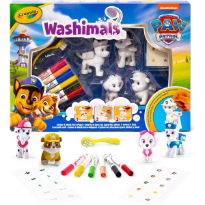 CRAYOLA WASHIMALS PETS - SET ATTIVITÀ 4 CUCCIOLI ASS.TI CON ADESIVI