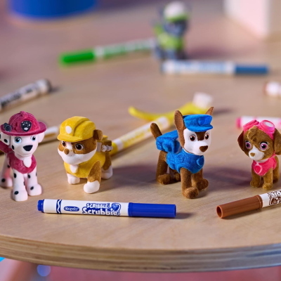 CRAYOLA WASHIMALS PETS - SET ATTIVITÀ 4 CUCCIOLI ASS.TI CON ADESIVI