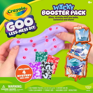 CRAYOLA GOO WACKY BOOSTER PACK SLIME 