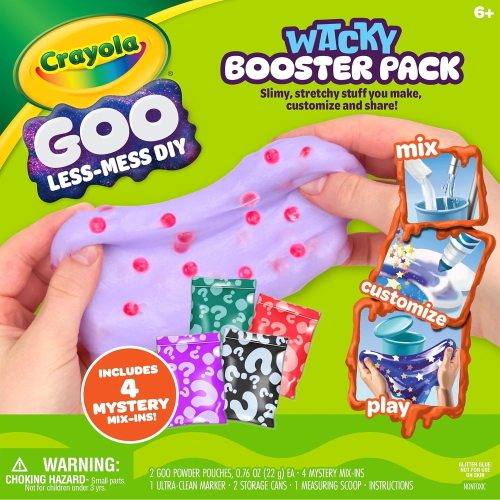 CRAYOLA GOO WACKY BOOSTER PACK SLIME 