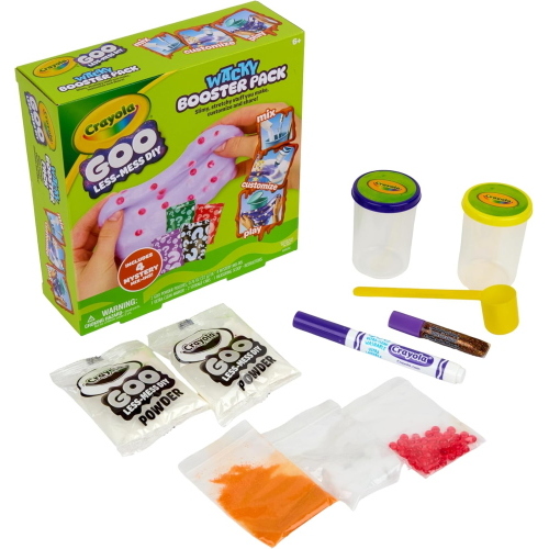 CRAYOLA GOO WACKY BOOSTER PACK SLIME 