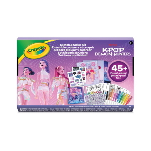CRAYOLA K-POP DEMON HUNTERS KIT DISEGNA E COLORA