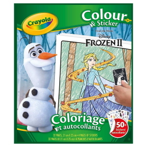 CRAYOLA ALBUM COLOR&STICKER DISNEY FROZEN 2