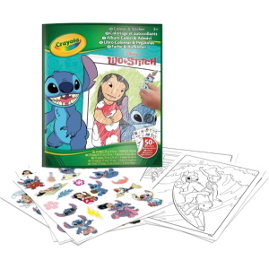 CRAYOLA ALBUM ADESIVI COLORING DISNEY LILO & STITCH