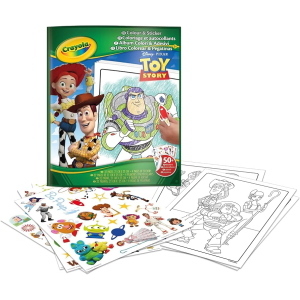 CRAYOLA ALBUM COLOR & STICKER TOY STORY