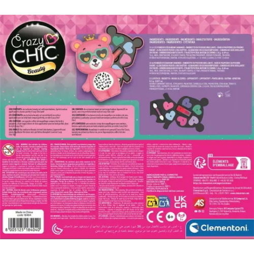 CRAZY CHIC TEDDY BEAR TROUSSE MAKE UP