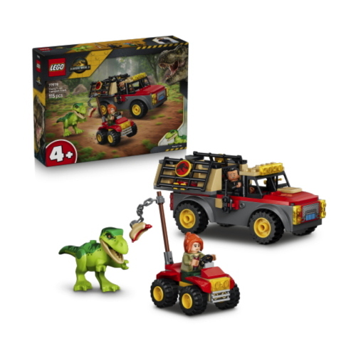 LEGO JURASSIC WORLD CAMION DA TRASPORTO PER IL GIOVANE T-REX