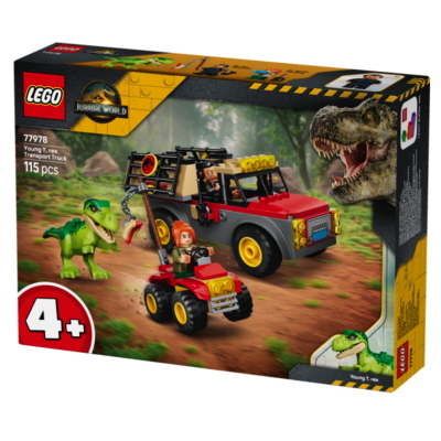 LEGO JURASSIC WORLD CAMION DA TRASPORTO PER IL GIOVANE T-REX