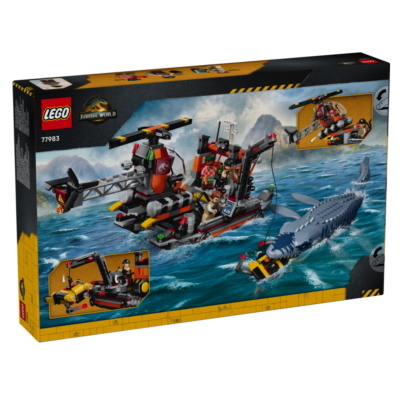LEGO JURASSIC WORLD ATTACCO ALLA BARCA DEL DINOSAURO MOSASAURUS