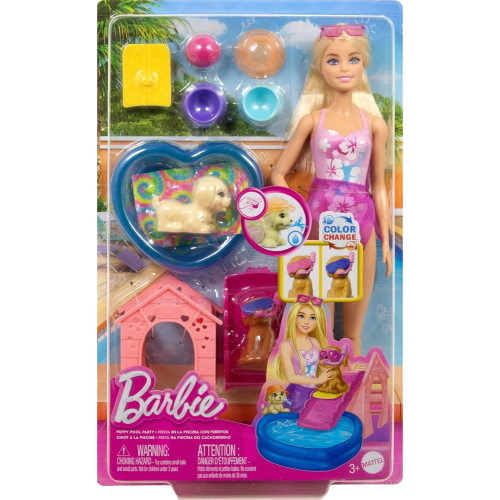 BARBIE PUPPY POOL PARTY