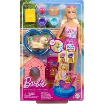 BARBIE PUPPY POOL PARTY
