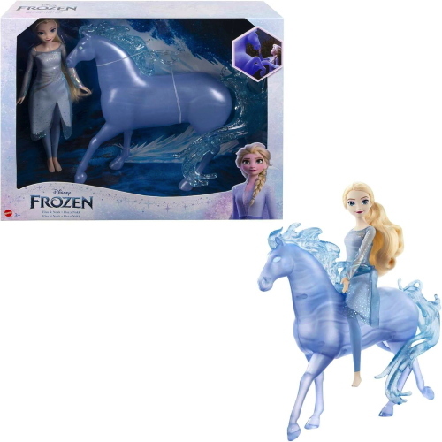 DISNEY FROZEN ELSA E NOKK CREATURA ACQUATICA A FORMA DI CAVALLO