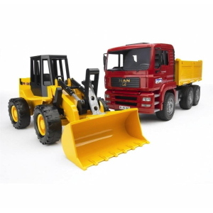 BRUDER CAMION MAN CON RUSPA