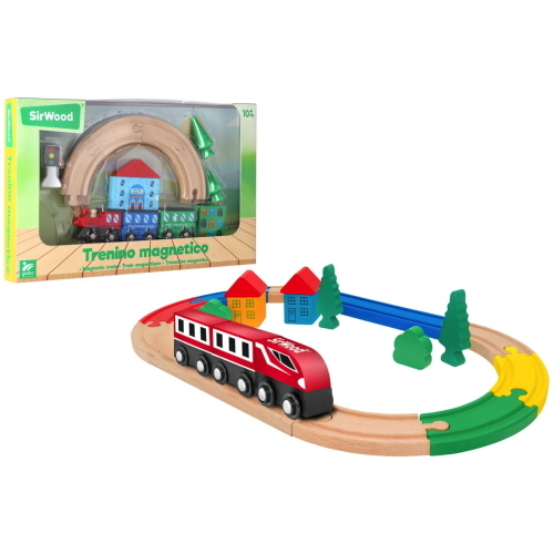 PISTA TRENO MAGNETICO IN LEGNO